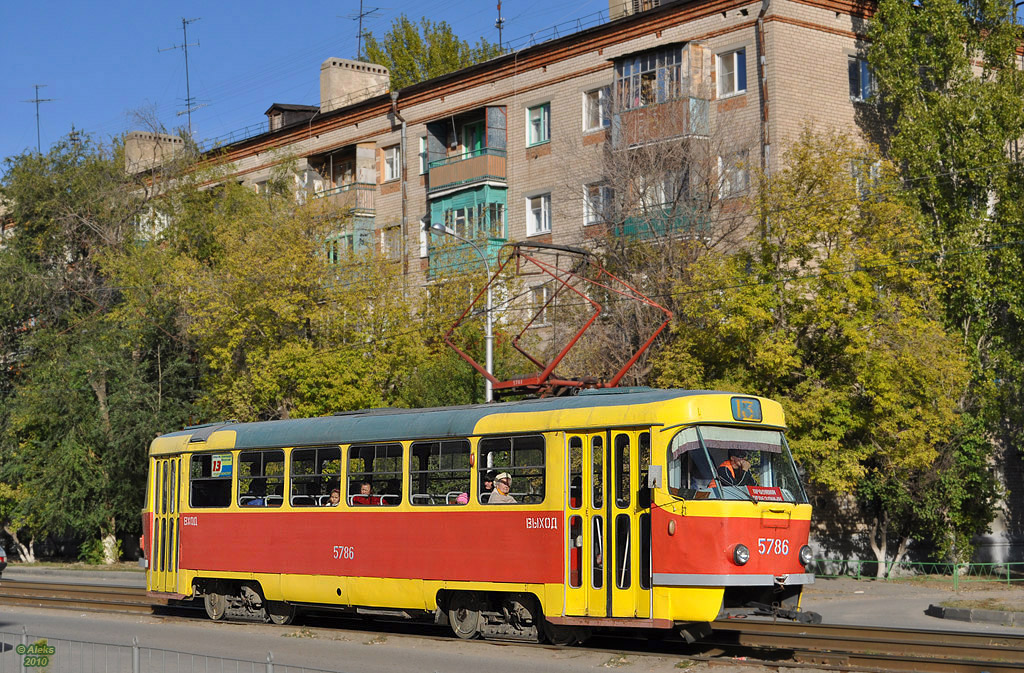 Волгоград, Tatra T3SU (двухдверная) № 5786