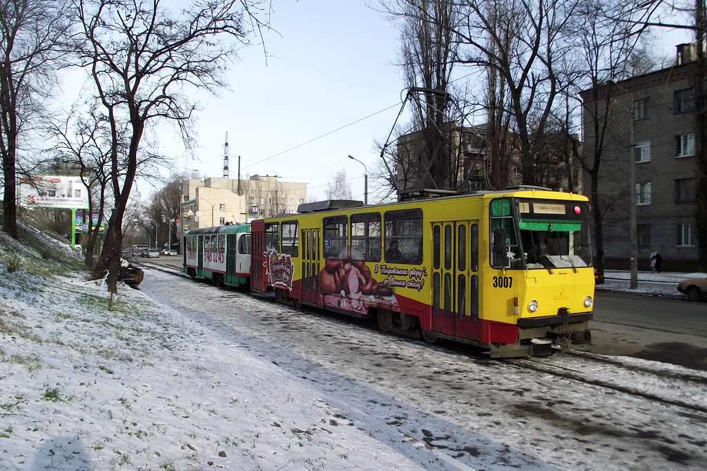 Днепър, Татра-Юг Т6Б5 № 3007; Днепър — Прибытие трамваев из Германии (2011)