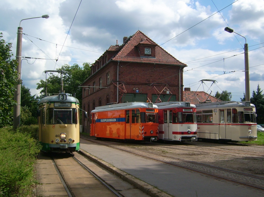 Котбус, Duewag GT6ZR № 44; Котбус, Gotha T57 № 901