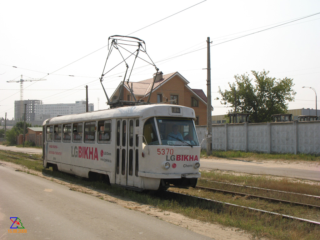 Киев, Tatra T3SU (двухдверная) № 5370