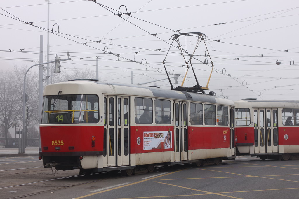 Прага, Tatra T3R.P № 8535