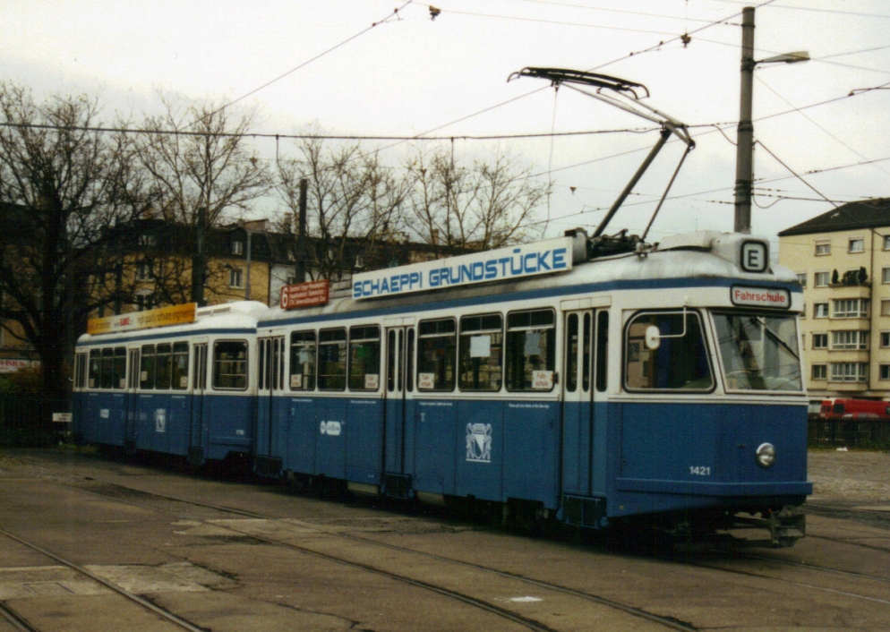 Цюрих, SWS/MFO Be 4/4 "Karpfen" № 1421