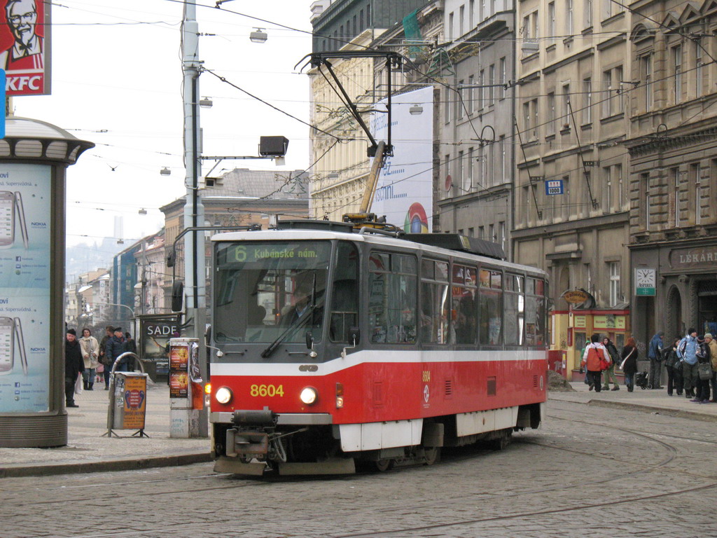 Прага, Tatra T6A5 № 8604 Прага, Tatra T6A5 № 8604