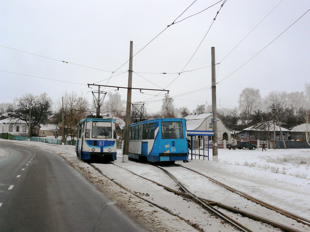 Конотоп, 71-605 (КТМ-5М3) № 87; Конотоп, 71-605 (КТМ-5М3) № 84