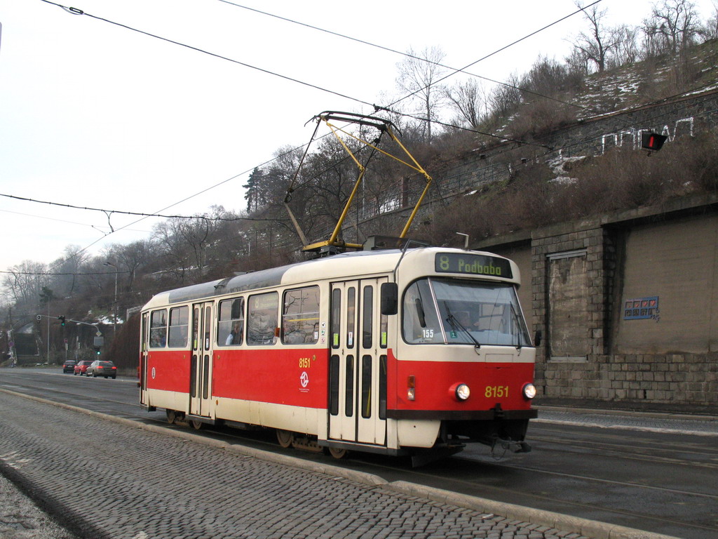 Прага, Tatra T3R.PV № 8151