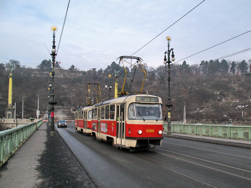 Прага, Tatra T3R.P № 8388