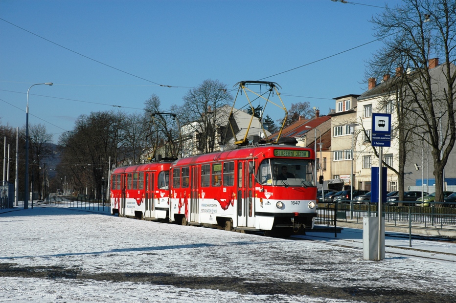 Брно, Tatra T3G № 1647
