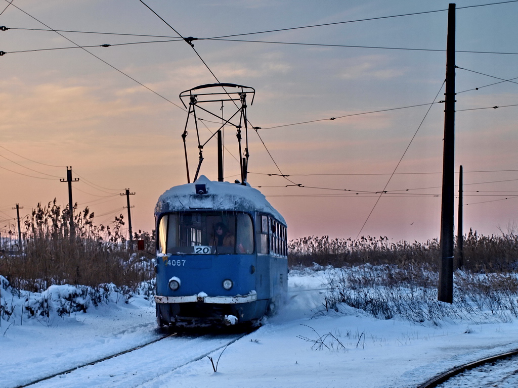 Одесса, Tatra T3SU № 4067; Одесса — Трамвайные линии: Хаджибейский лиман