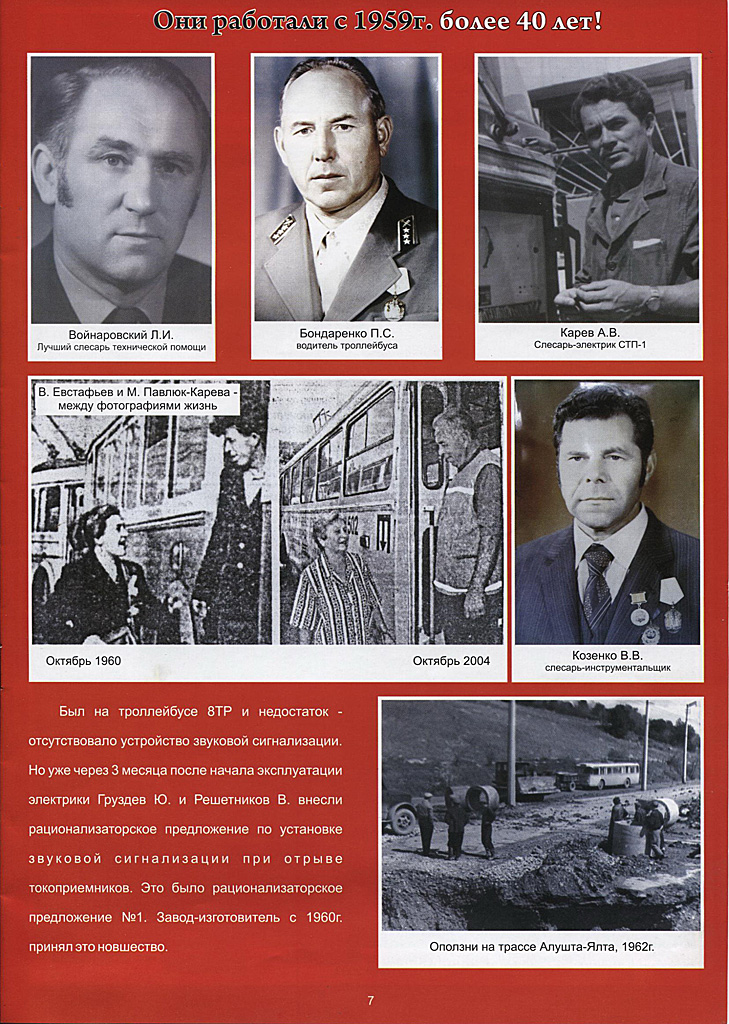 Крымский троллейбус — Буклет "50 лет КРПП "Крымтроллейбус"