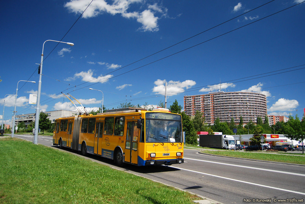 Злин, Škoda 15Tr13/6M № 349