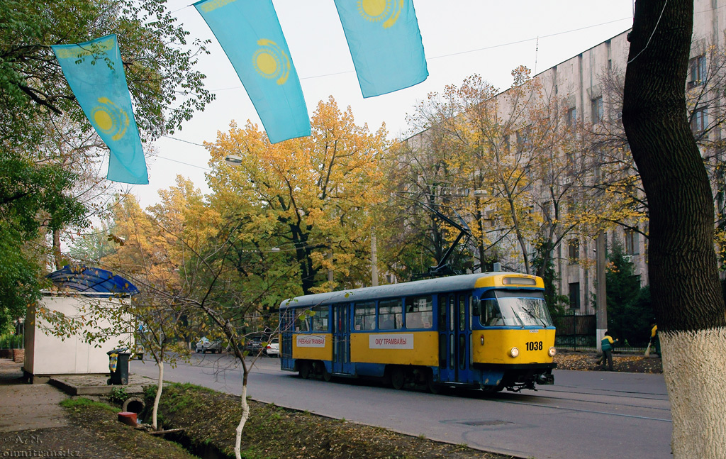 Алматы, Tatra T4D № 1038