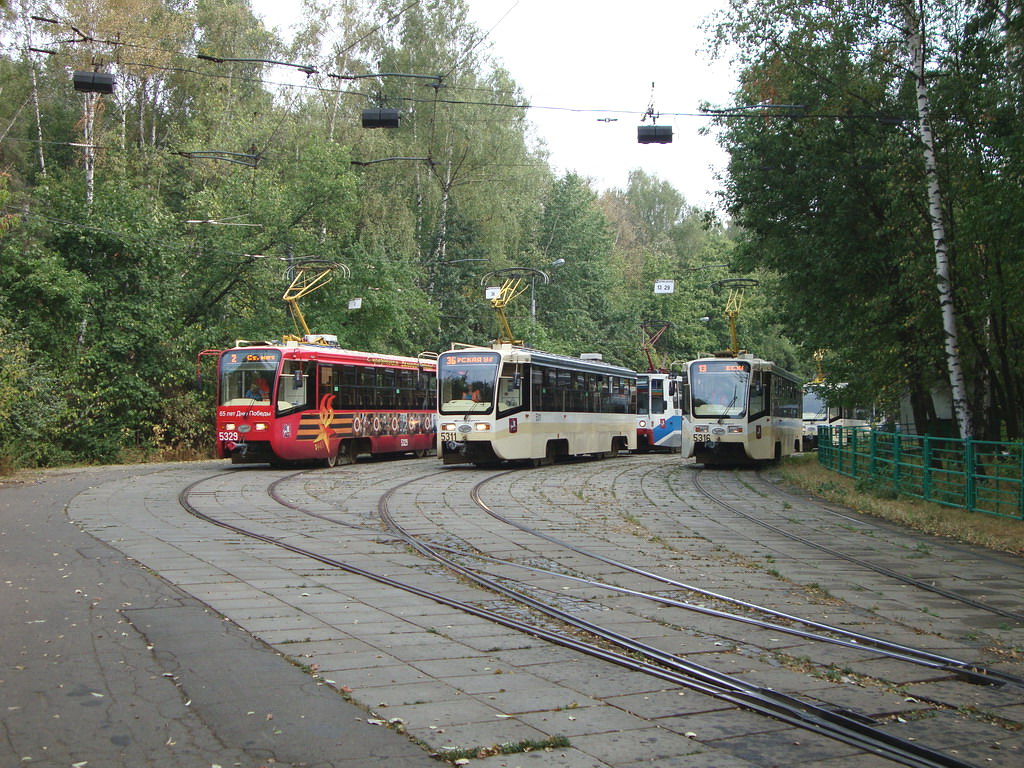 Москва, 71-619А-01 № 5311; Москва, 71-619А-01 № 5316; Москва — Конечные станции и кольца