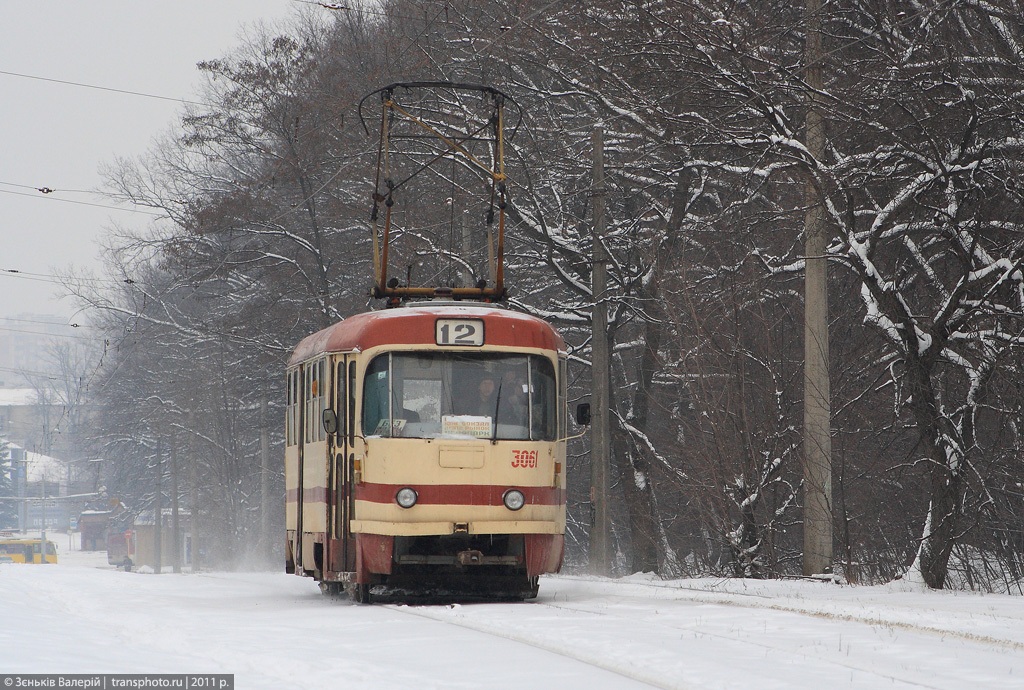 Харьков, Tatra T3SU № 3061