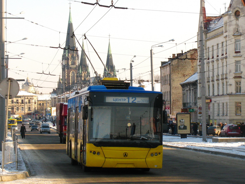 Львов, ЛАЗ E183D1 № 104