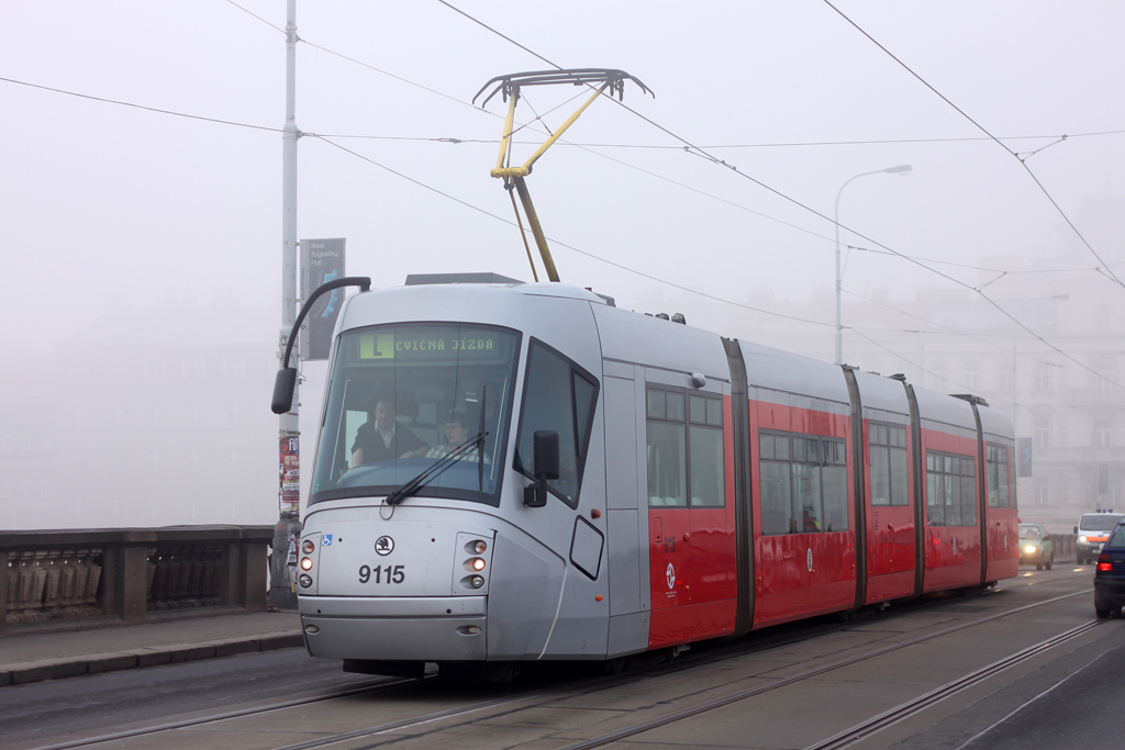 Prága, Škoda 14T Elektra — 9115
