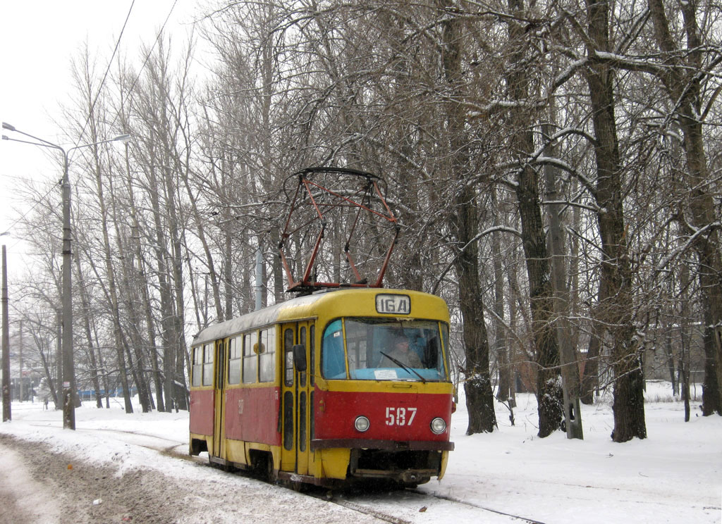 Харьков, Tatra T3SU № 587