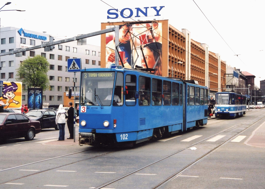 Tallinn, Tatra KT4SU č. 102