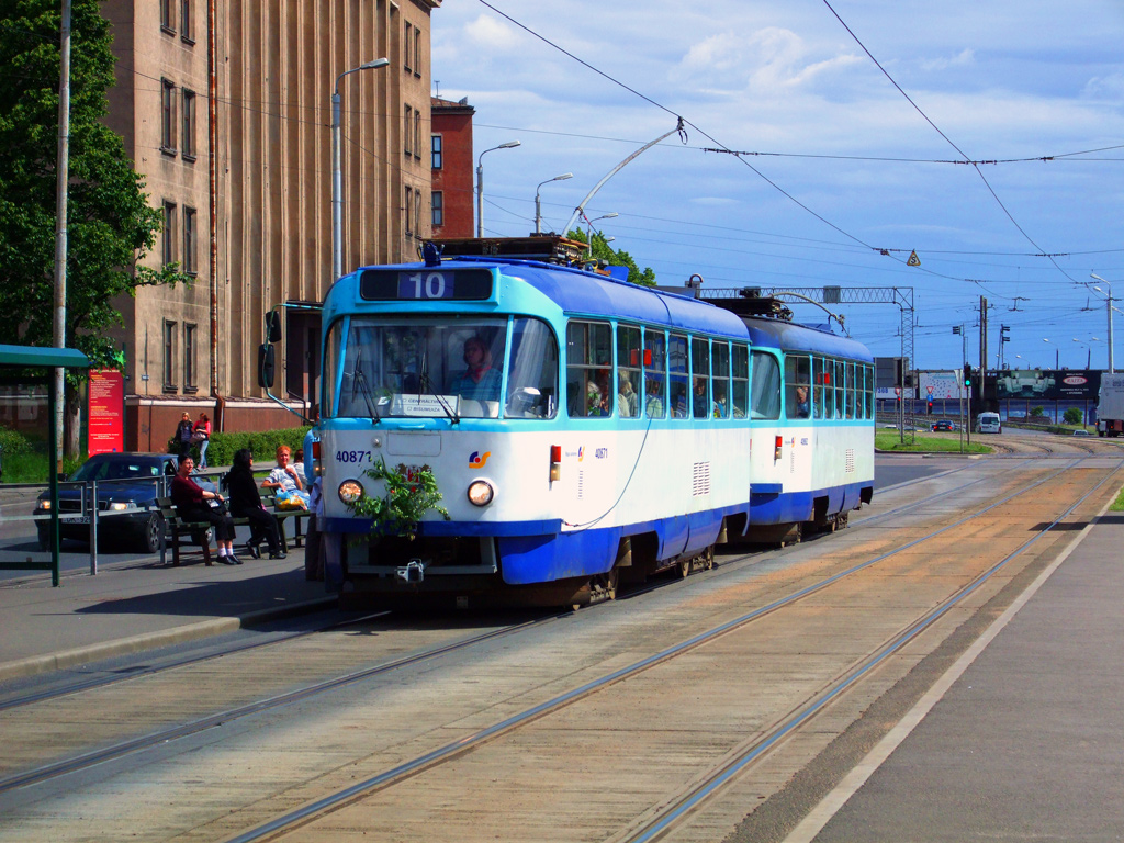 Рига, Tatra T3A № 40871