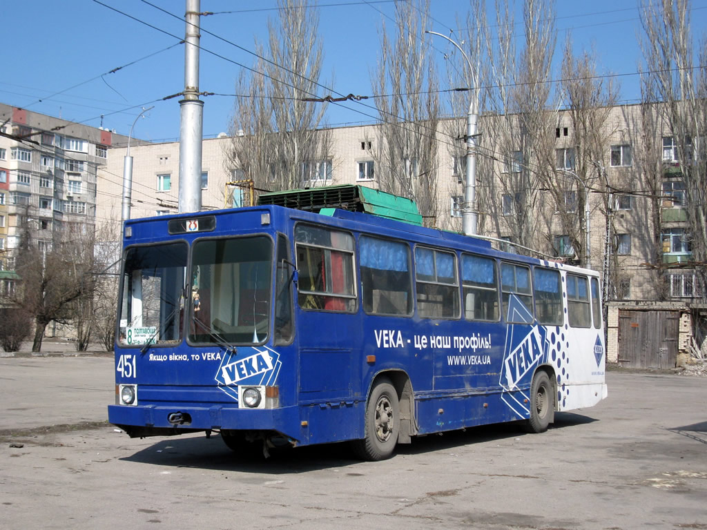 Херсон, ЮМЗ Т1Р (Т2П) № 451