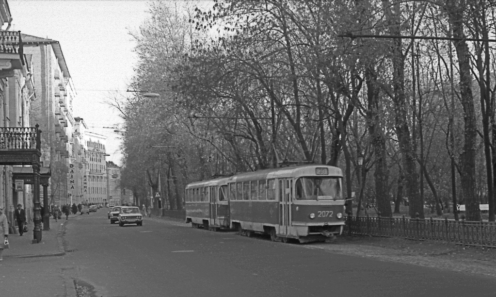Москва, Tatra T3SU (двухдверная) № 2072