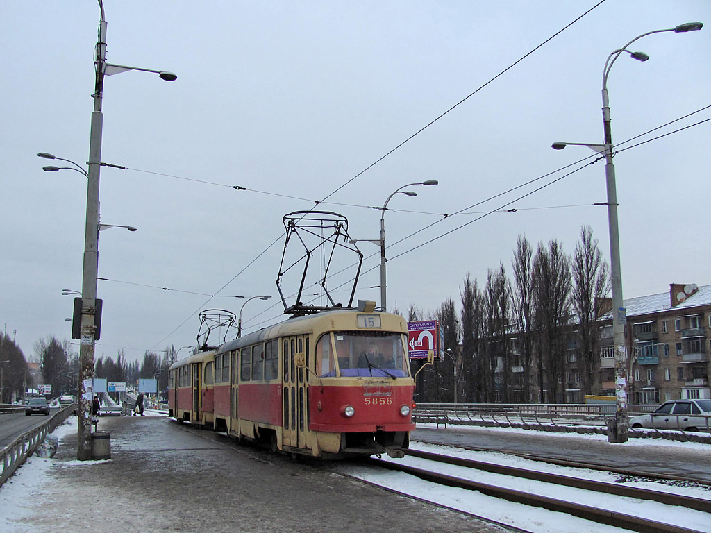 Киев, Tatra T3SU № 5856