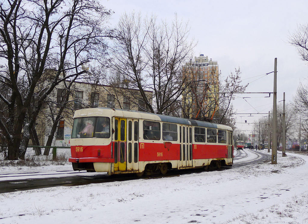Киев, Tatra T3P № 5916