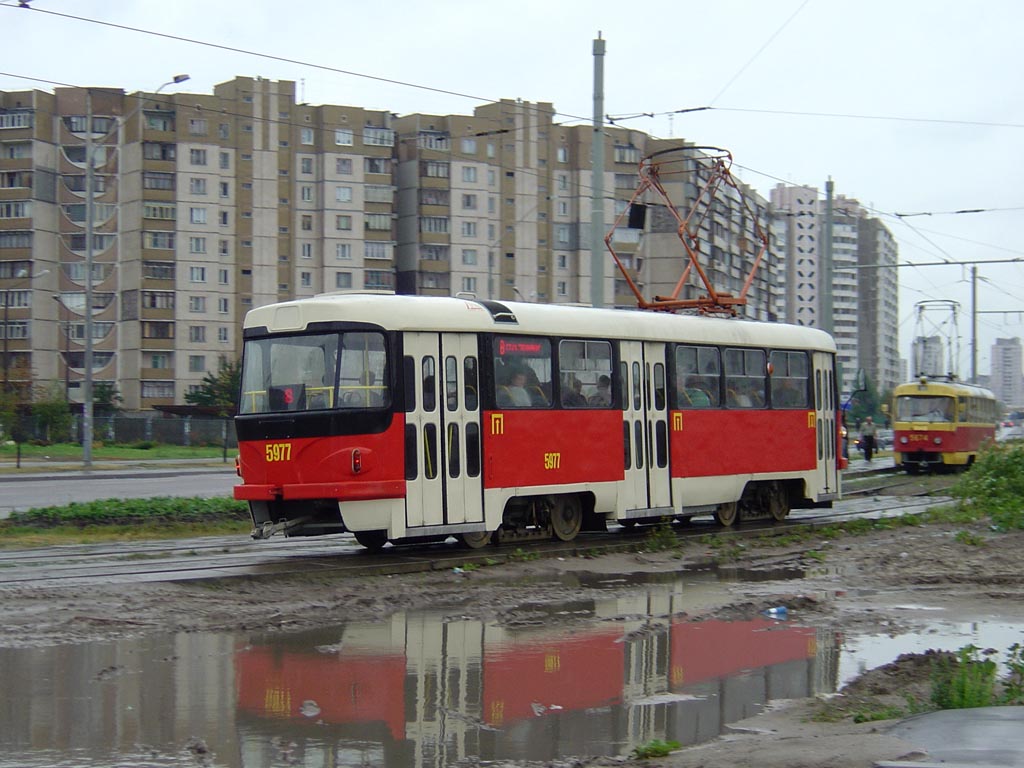 Киев, Tatra T3P № 5977