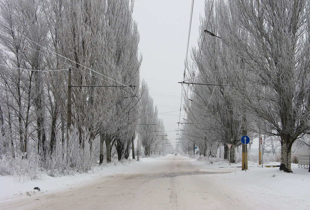 Кривой Рог — Трамвайные и троллейбусные линии и кольца