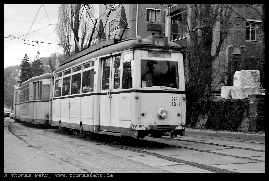 Dresden, LOWA ET54 # 212 113; Dresden — Old photos (tram)