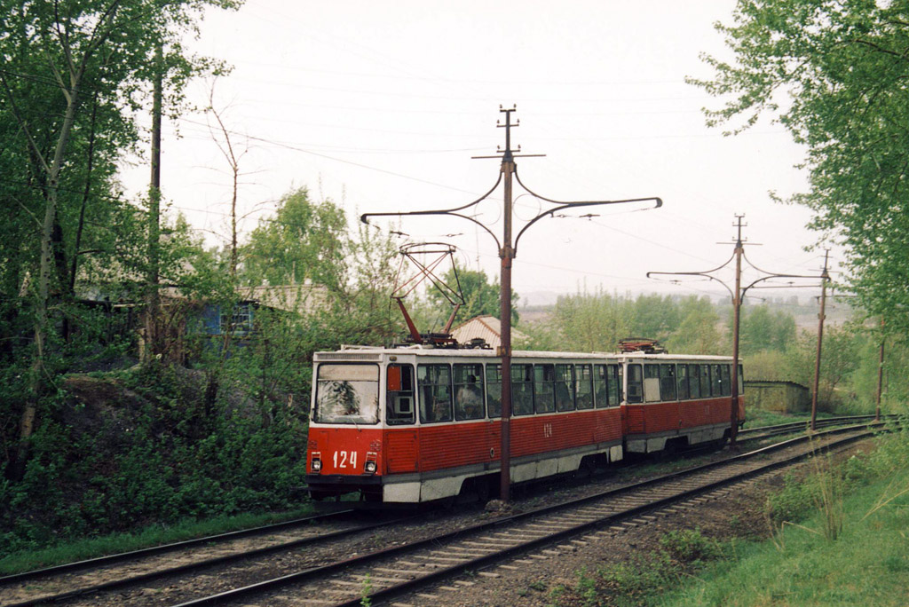Prokopyevsk, 71-605 (KTM-5M3) nr. 124; Prokopyevsk, 71-605 (KTM-5M3) nr. 128 Prokopyevsk, 71-605 (KTM-5M3) nr. 124; Prokopyevsk, 71-605 (KTM-5M3) nr. 128
