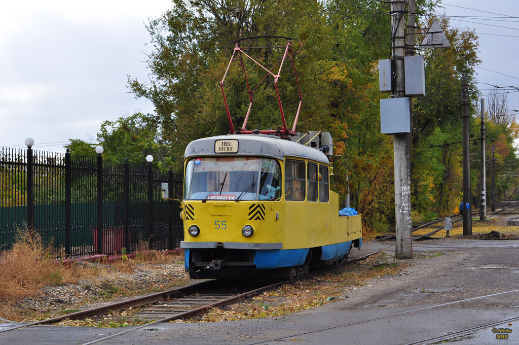 Волгоград, Tatra T3SU (двухдверная) № 55