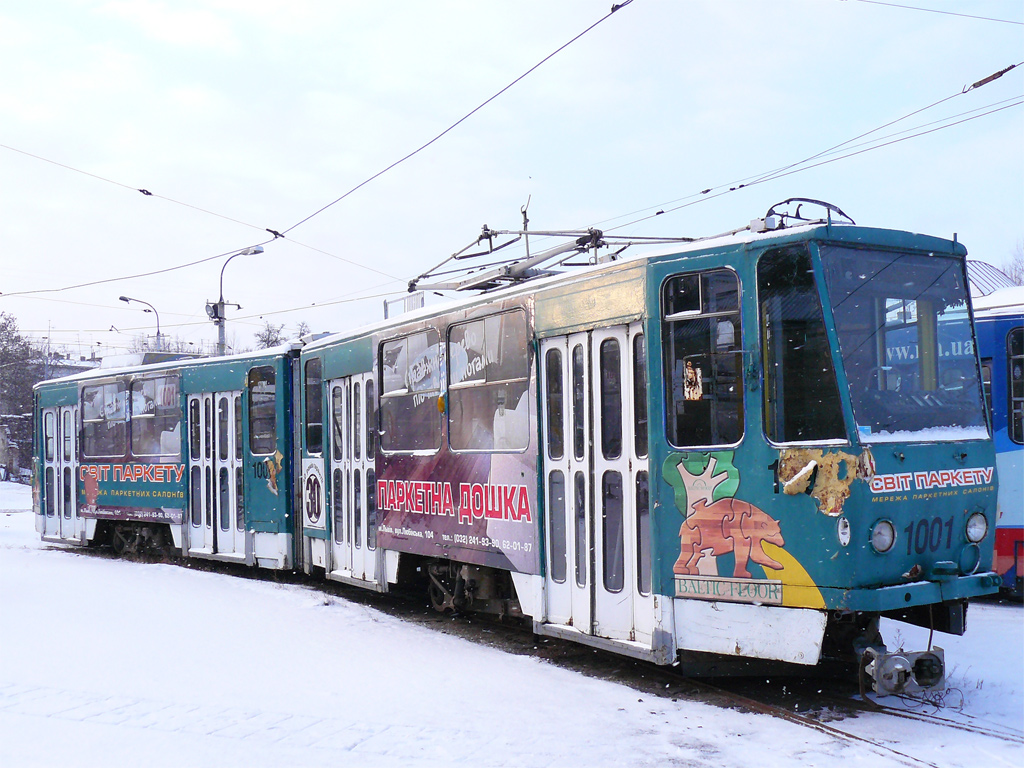 Львов, Tatra KT4SU № 1001