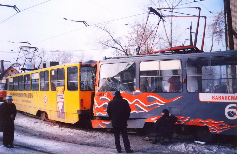 Екатеринбург, 71-402 № 803; Екатеринбург, Tatra T6B5SU № 730