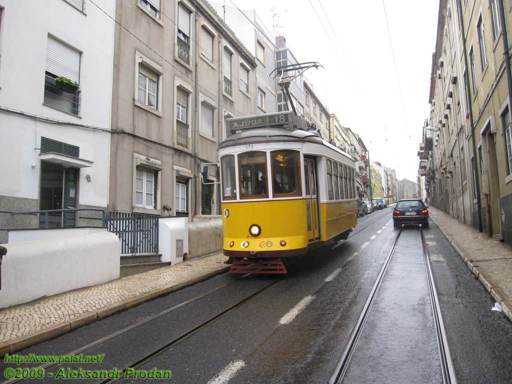 Lisabonas aglomerācija, Carris 2-axle motorcar (Remodelado) № 578