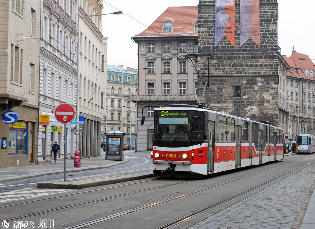 Прага, Tatra KT8D5R.N2P № 9088 Прага, Tatra KT8D5R.N2P № 9088