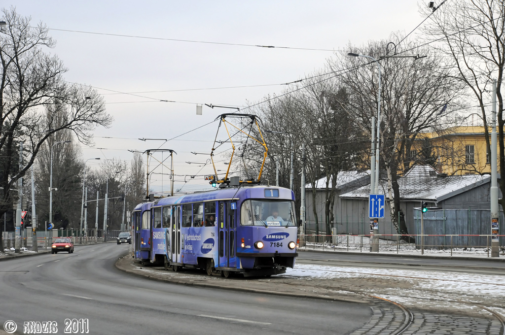 Прага, Tatra T3SUCS № 7184