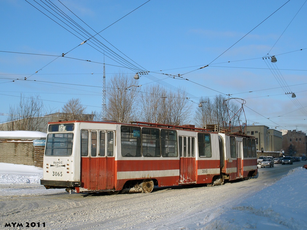 Санкт-Петербург, ЛВС-86К-М № 3065 Санкт-Петербург, ЛВС-86К-М № 3065