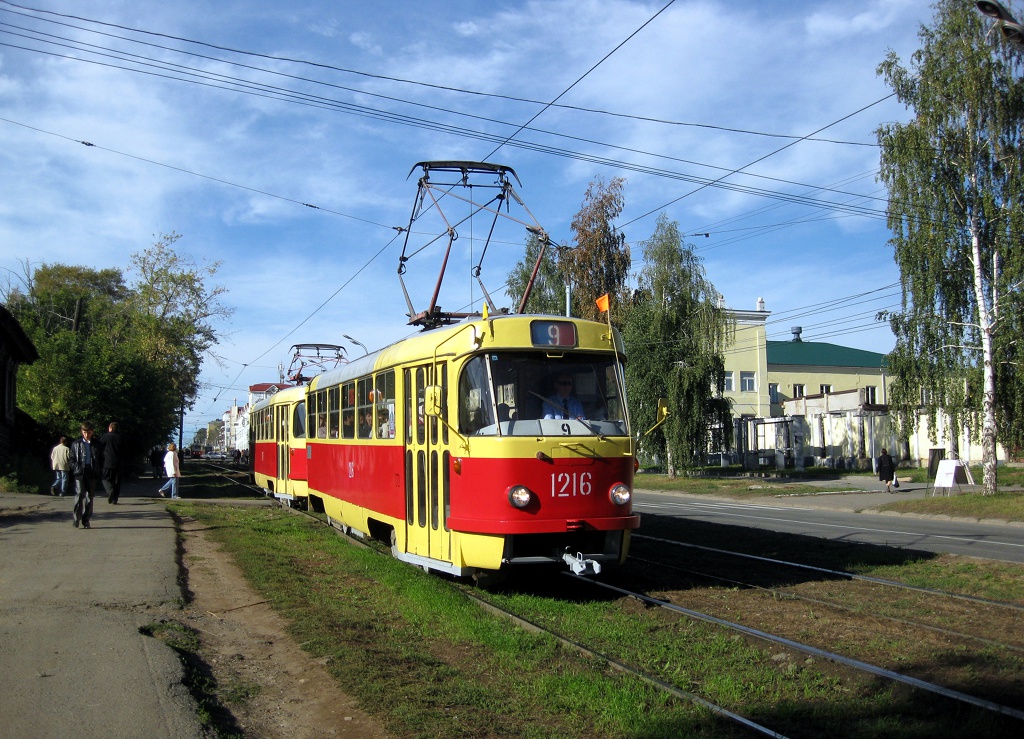 Izsevszk, Tatra T3SU (2-door) — 1216