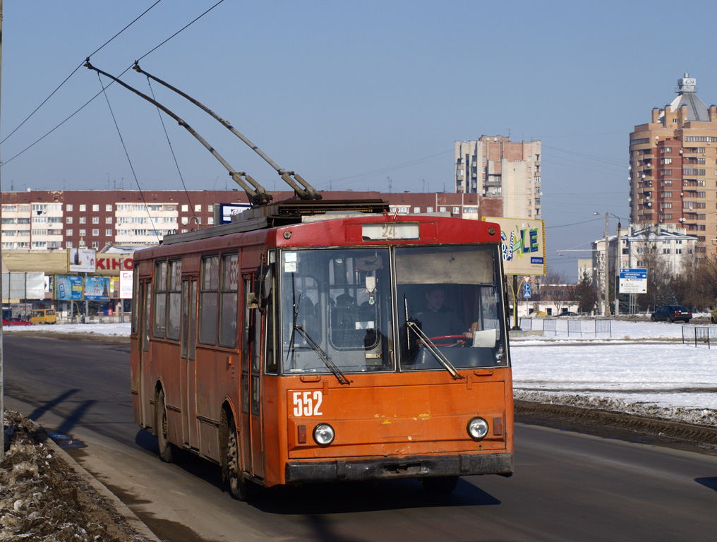 Львов, Škoda 14Tr89/6 № 552