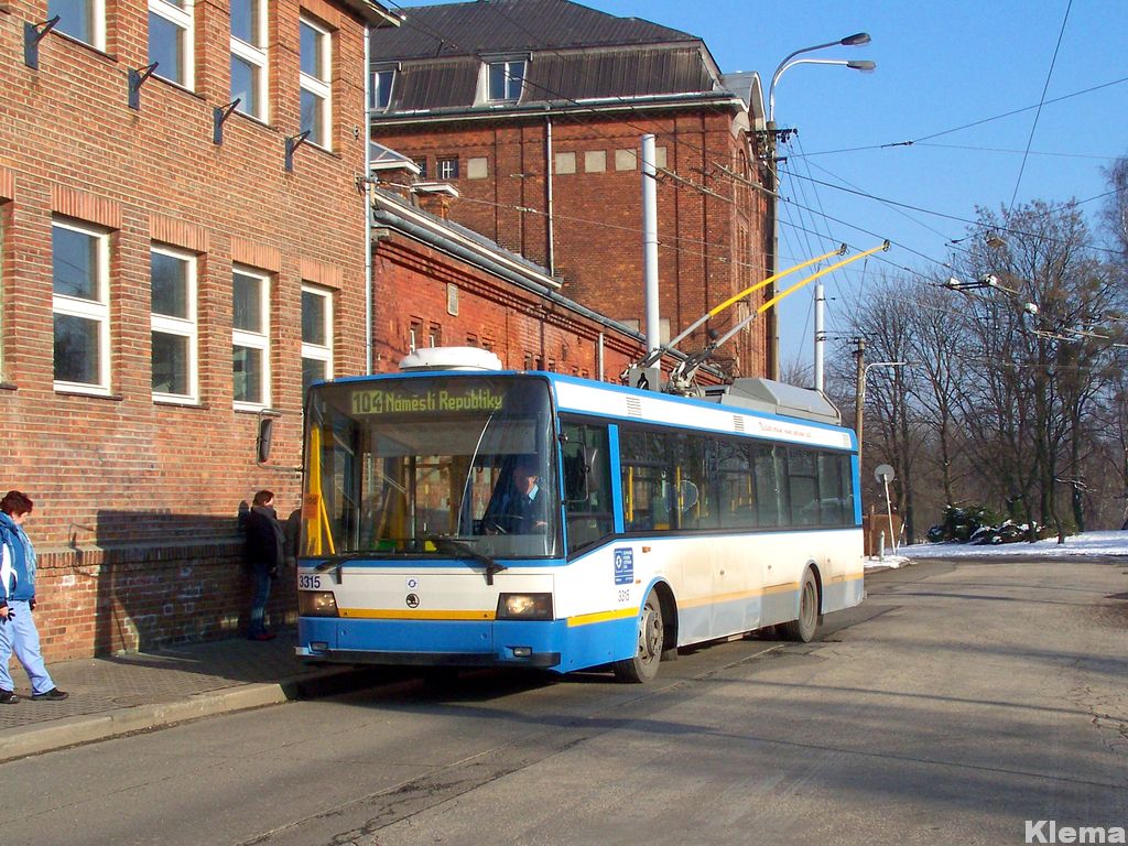Острава, Škoda 21Tr № 3315