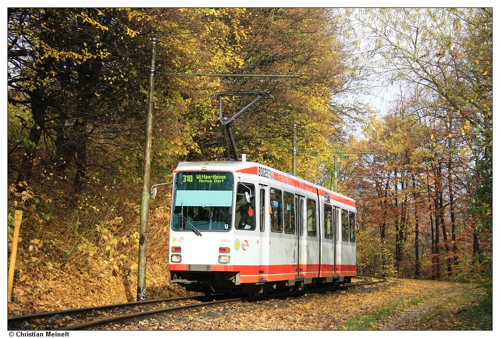 Bochum – Gelsenkirchen, Duewag M6C č. 340