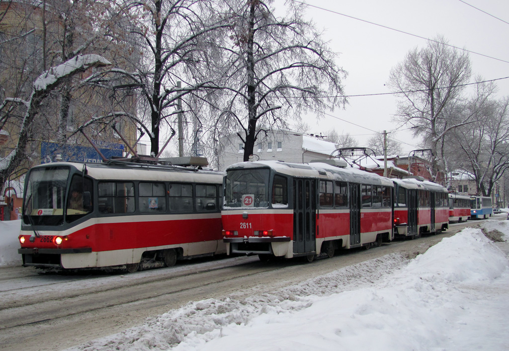 Нижний Новгород, Tatra T3SU КВР ТРЗ № 2662; Нижний Новгород, Tatra T3SU КВР ТРЗ № 2611