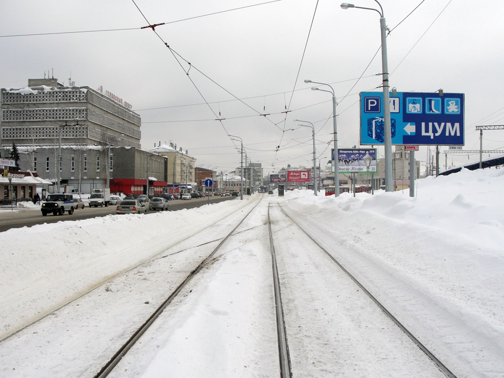 Казань — Большое трамвайное кольцо; Казань — Линии ГЭТ [1] — Центр