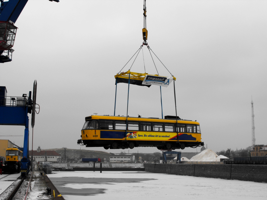 Дрезден, Tatra T4D-MT № 224 259; Дрезден — Отправка трамваев Tatra в Восточную Европу