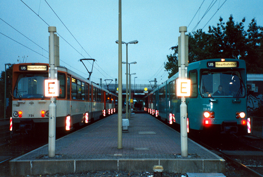 Франкфурт-на-Майне, Duewag Ptb № 731; Франкфурт-на-Майне, Duewag Ptb № 724