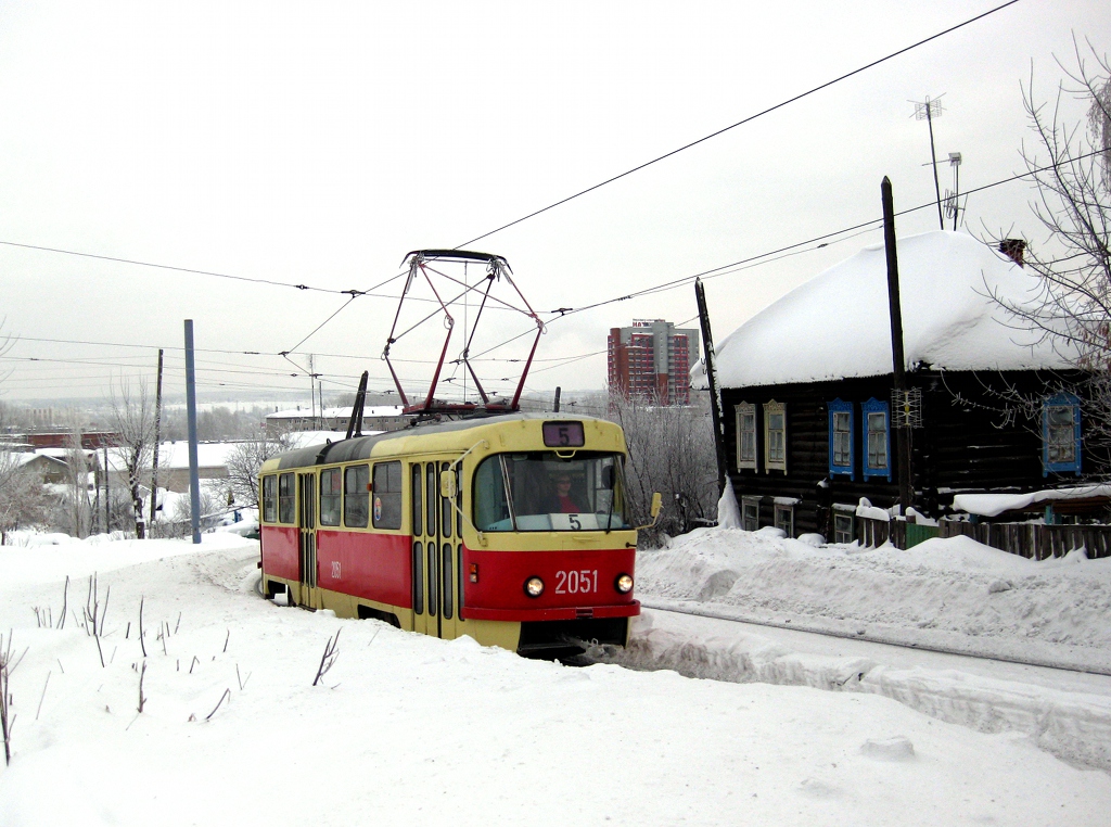 Ижевск, Tatra T3SU мод. Ижевск № 2051