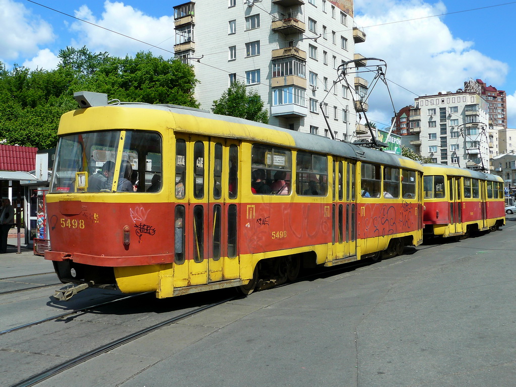 Киев, Tatra T3SU № 5498
