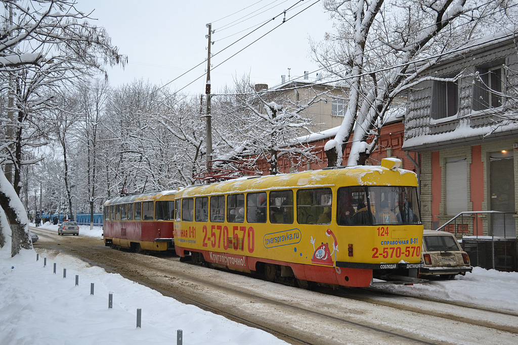 Краснодар, Tatra T3SU № 124