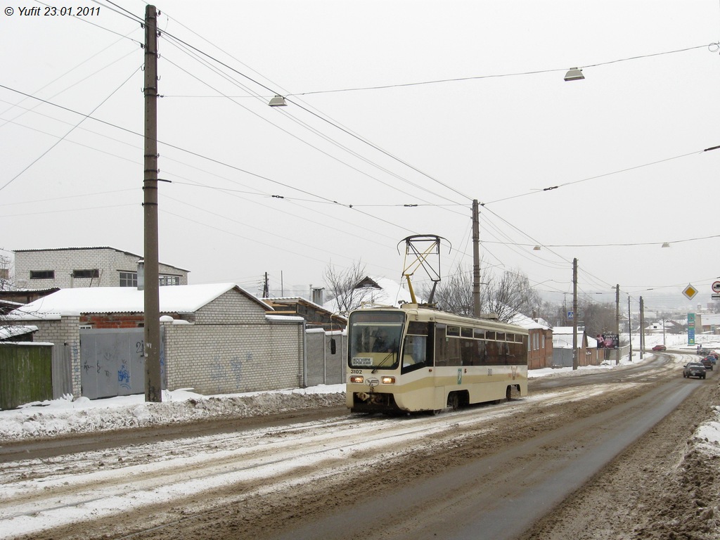 Charkiw, 71-619KT Nr. 3102; Charkiw — Transportation Party 1/23/2011 on a KTM-19 (10th Anniversary of the Transport Community in Kharkov)