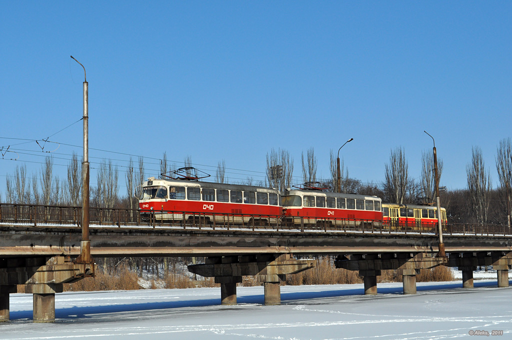 Кривой Рог, Tatra T3SU № 040; Кривой Рог, Tatra T3SU № 041
